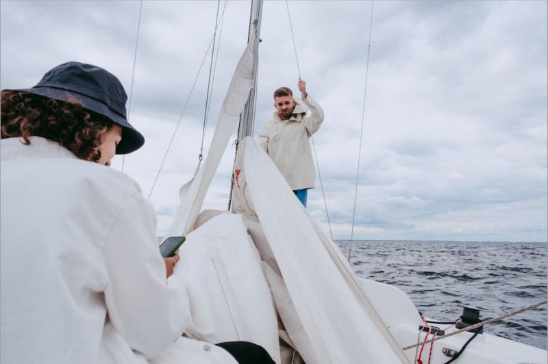 entretien des voiles - pliage