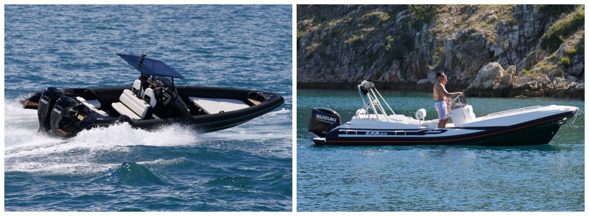 SeaDna 999 (10,31 m) et Zar 65 (6,50 m). Photos : Technohull et Zar Formenti.