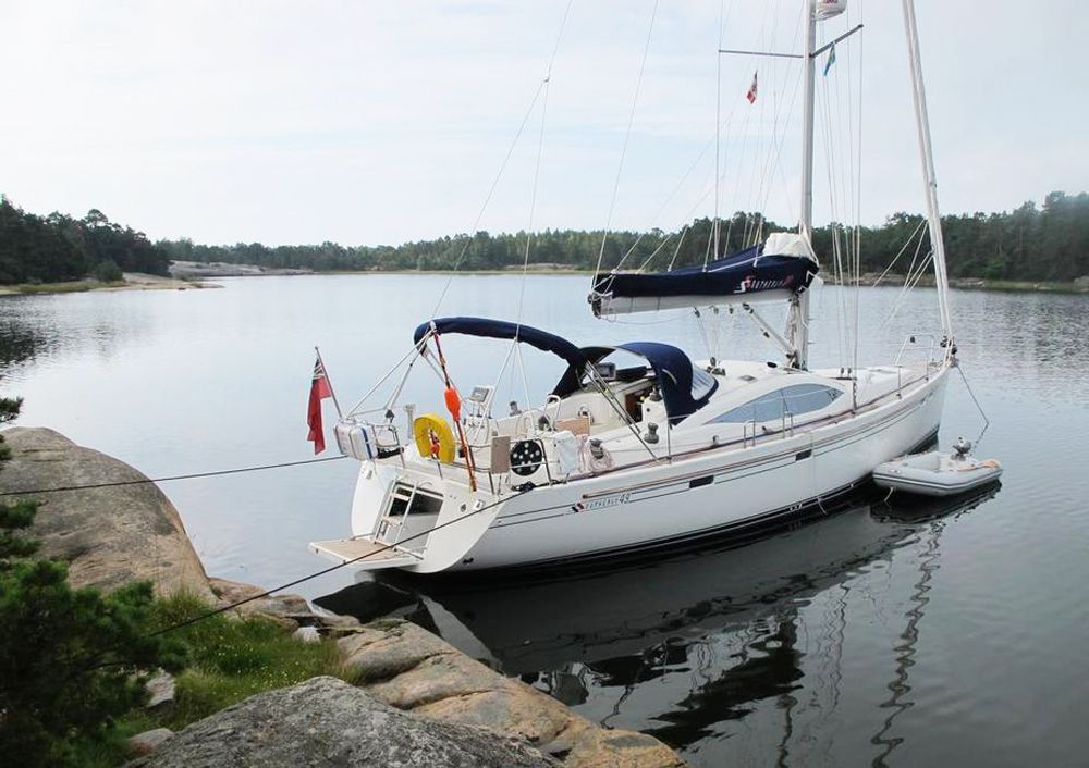 les lignes d'amarrage 