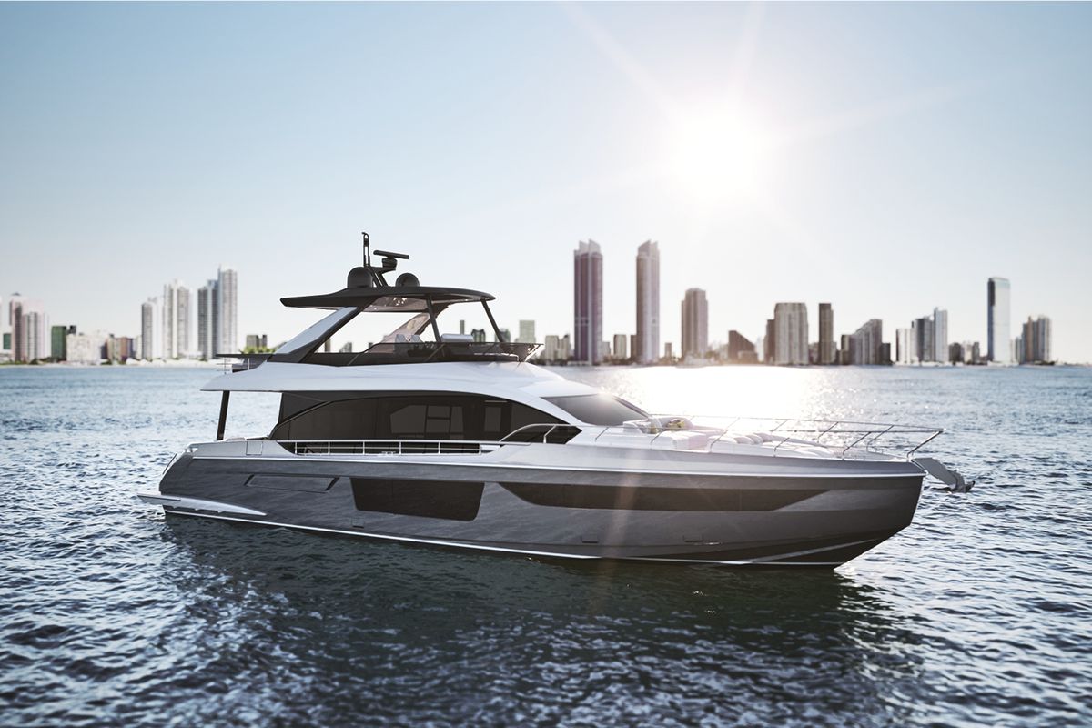 Salon nautique international de Gênes 2021 - projet azimut 68