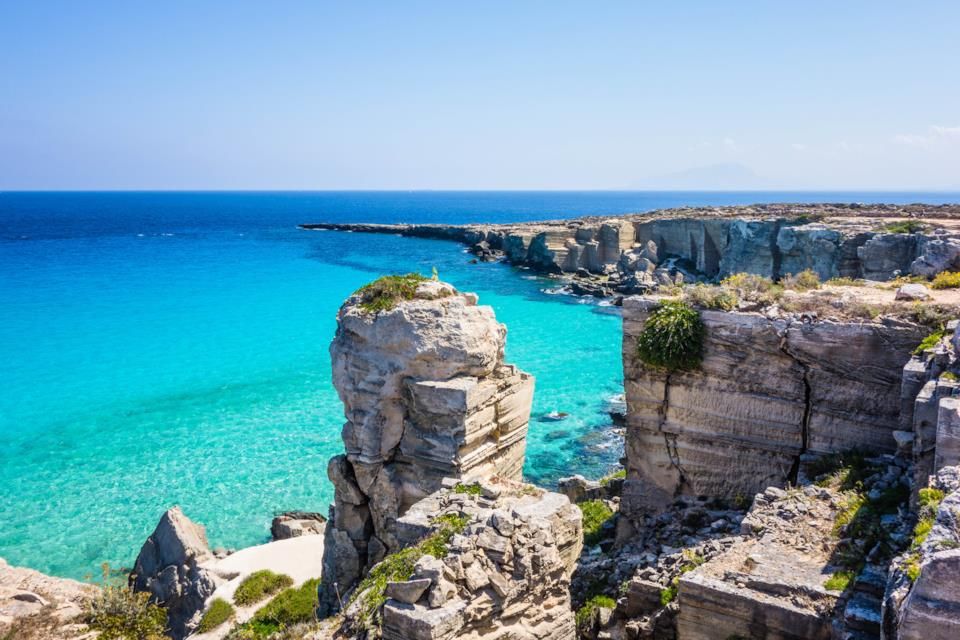 Les 5 meilleures destinations pour des vacances en bateau en Italie - Egadi Islands