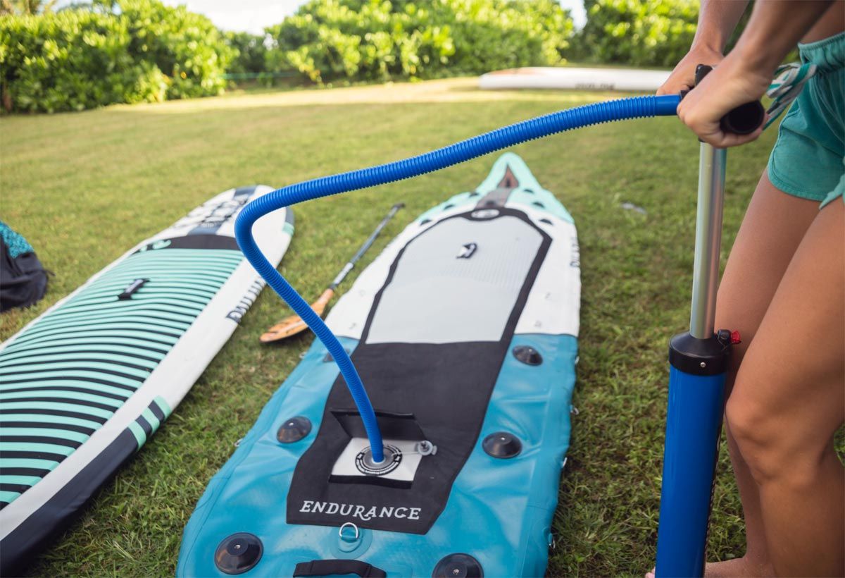 Gonflement de la structure gonflable