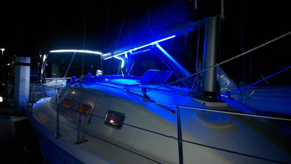 Lampes à DEL pour yachts