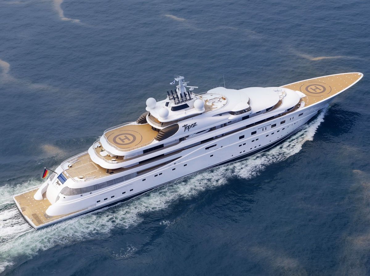 Les yachts les plus chers du monde : Topaz