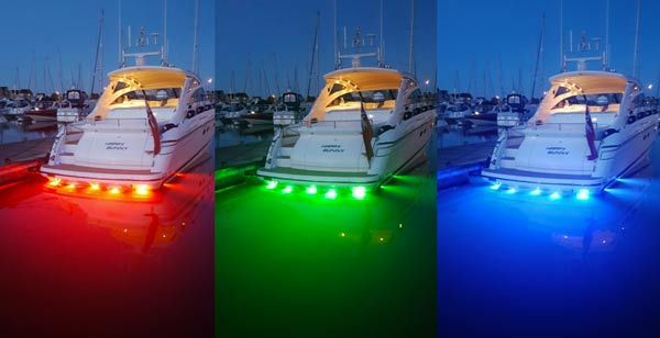 Lumières-couleurs sous-marines