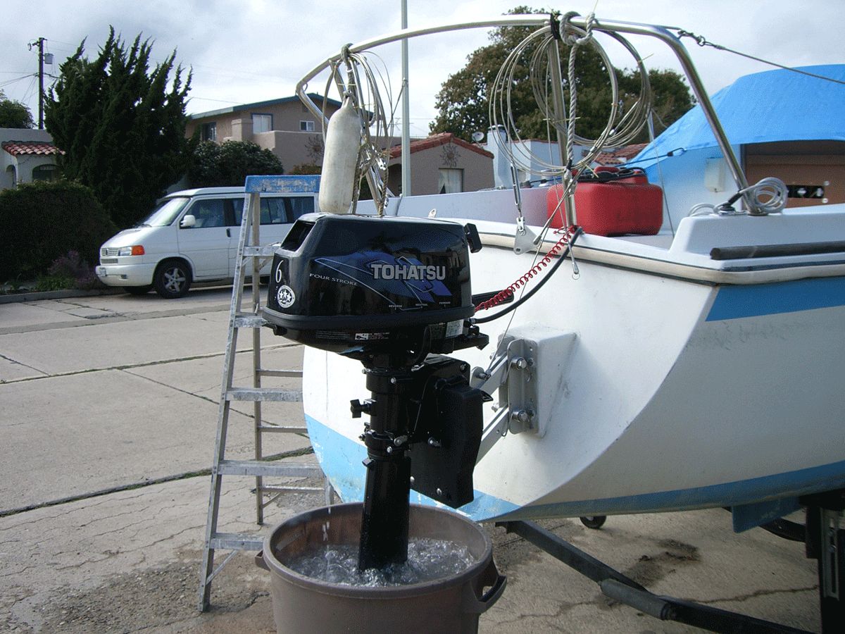 Rinçage du moteur hors-bord