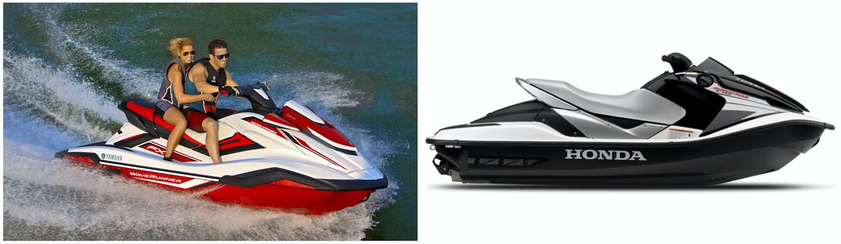 yamaha honda jetski