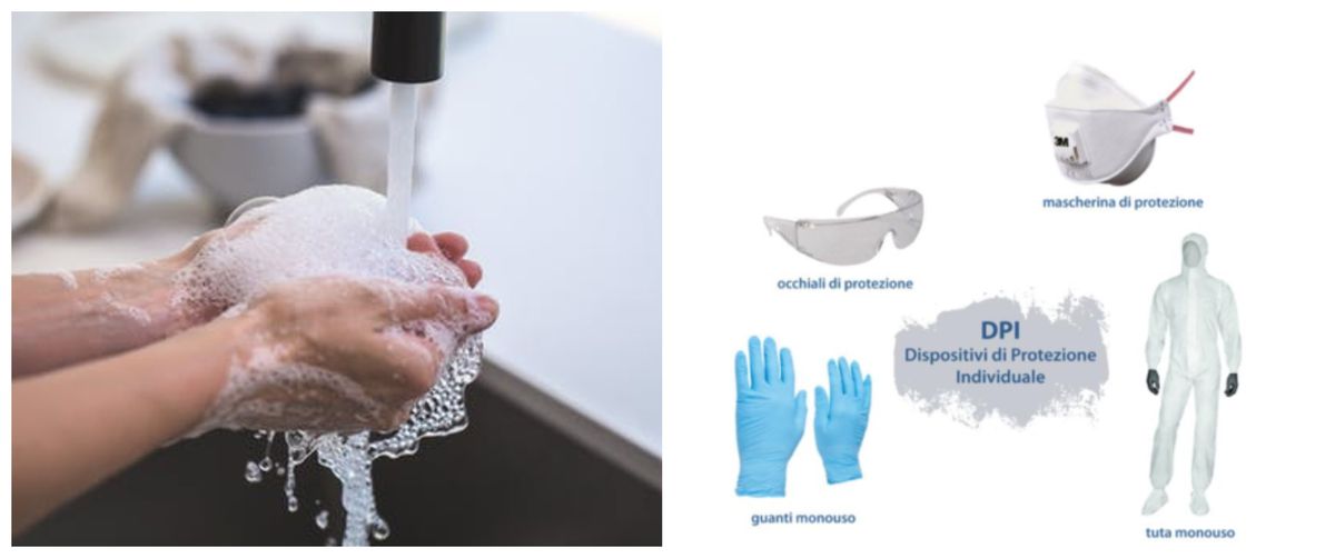 coronavirus mains et EPI