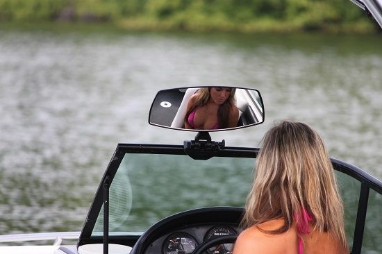 accessoire miroir monster tower sur bateau