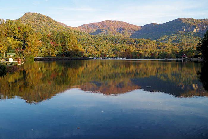 Lac Lure, Caroline du Nord, planche à voile