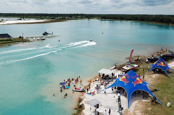 Blue Lake, Floride, planche à voile