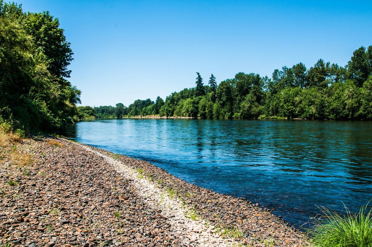Rivière Williamette, Oregon, planche à voile