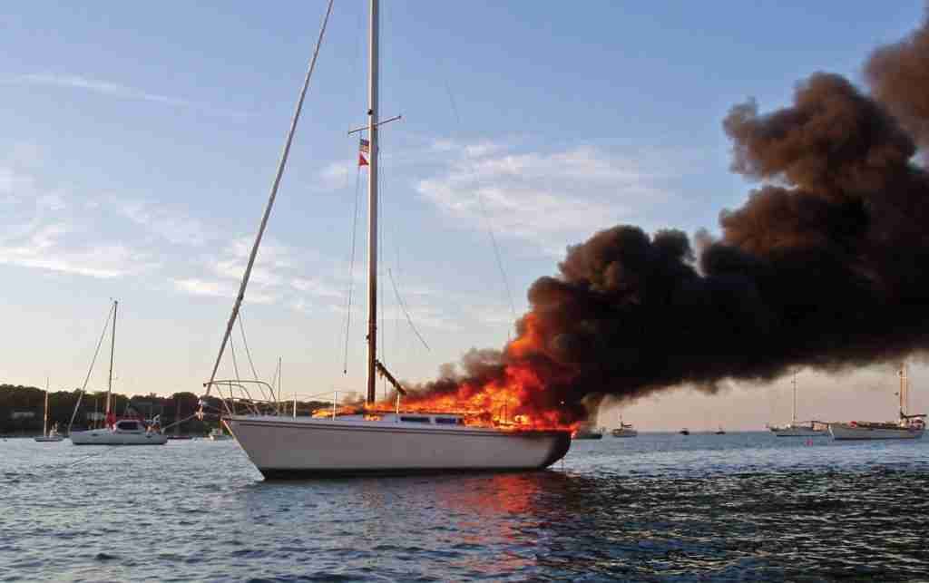 incendies en mer