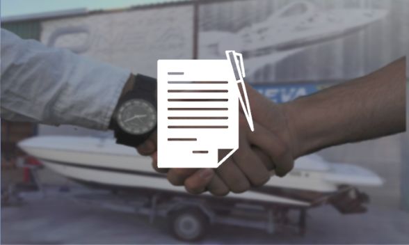 clôture des négociations par une poignée de main