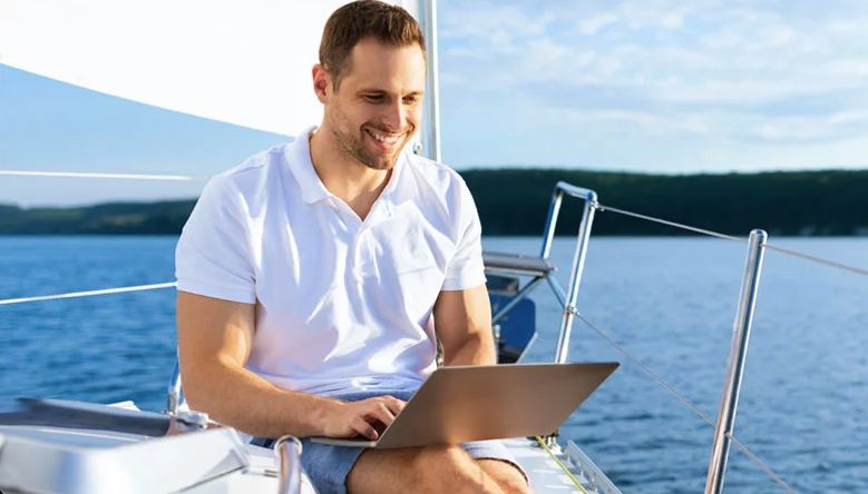 Internet sur un bateau