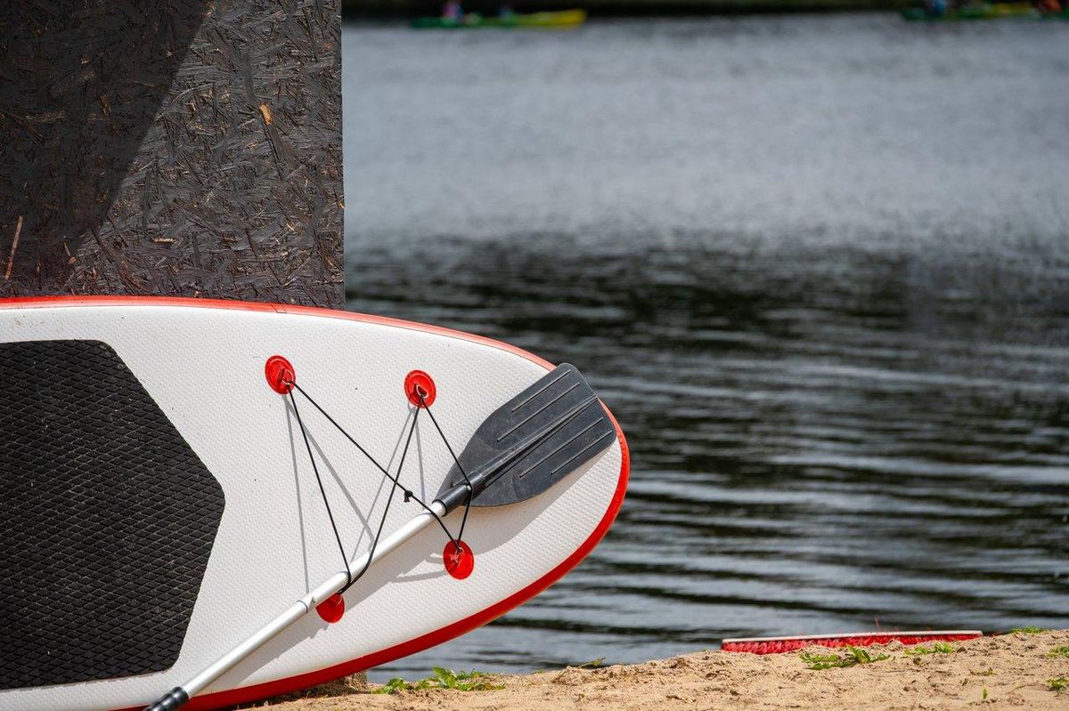 Accessoires pour sports nautiques : paddle, leash et équipement essentiel pour vos activités en plein air.