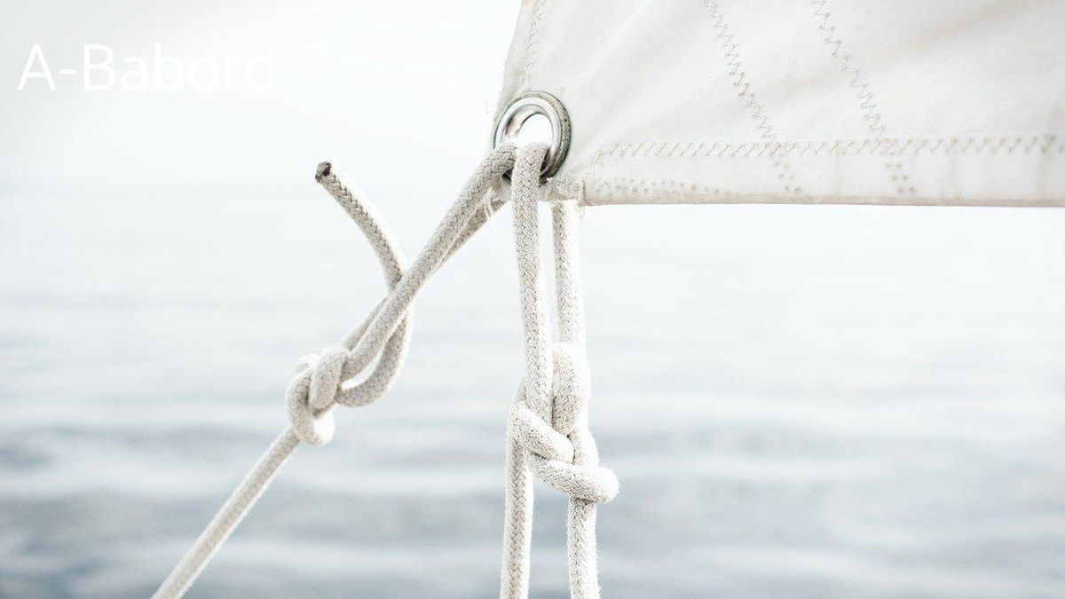 Ces cordages tendus symbolisent la lutte acharnée du Vendée Globe, places 5 à 10 en jeu.