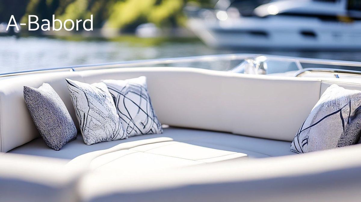 Confort à bord : des coussins moelleux pour une navigation relaxante et stylée.