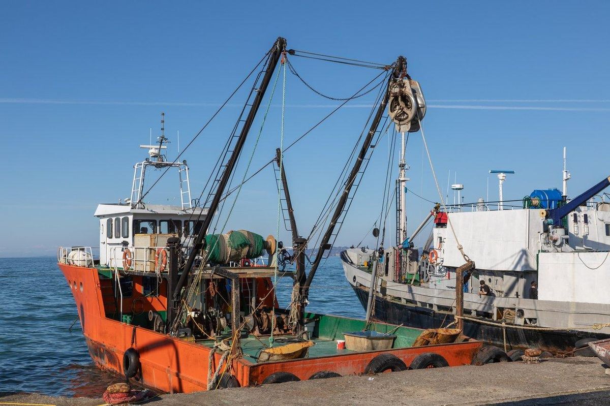 Convergence des professionnels de la pêche lors d'une conférence sur l'industrie halieutique à Boulogne-sur-Mer.