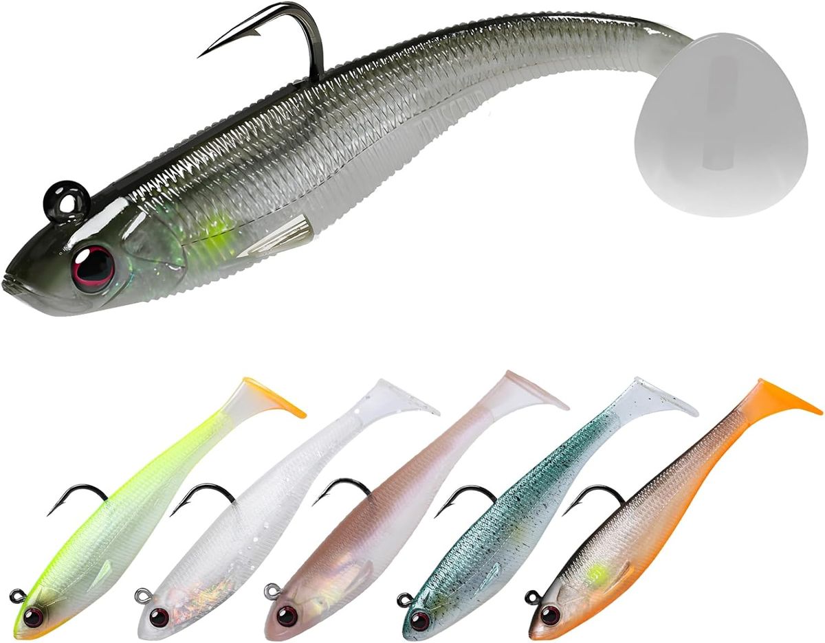 TRUSCEND – Leurres souples Shad Paddle Tail