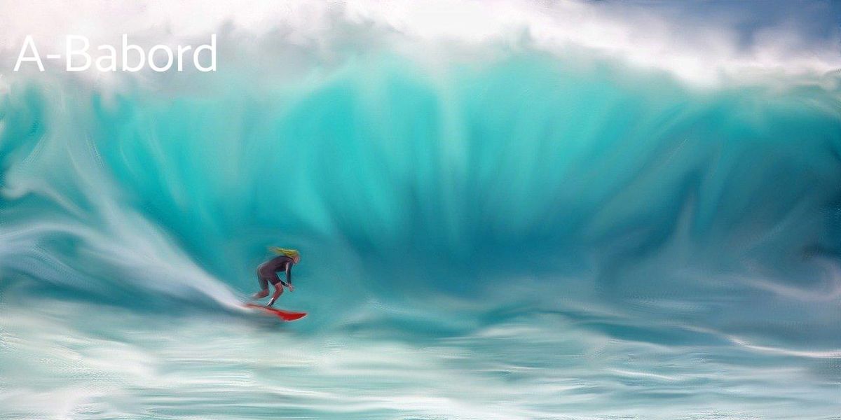 Ride puissante : une icône de la glisse féminine dompte une vague majestueuse.