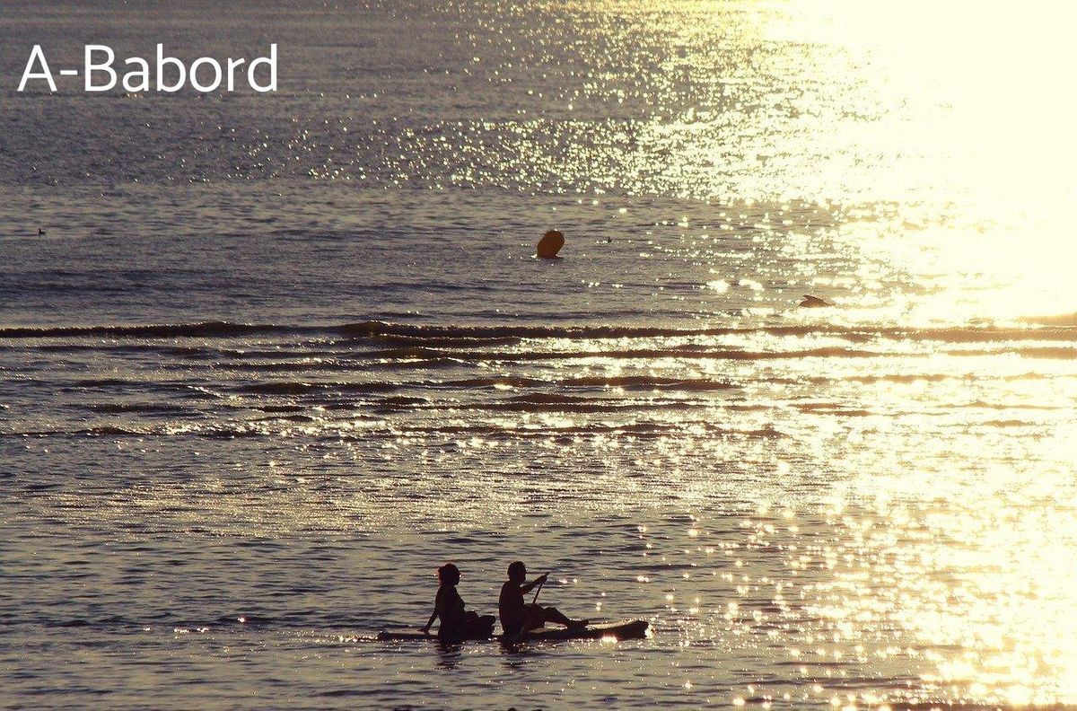 Silhouettes de paddle sur mer scintillante : choisissez une planche pour vous fondre dans le paysage.