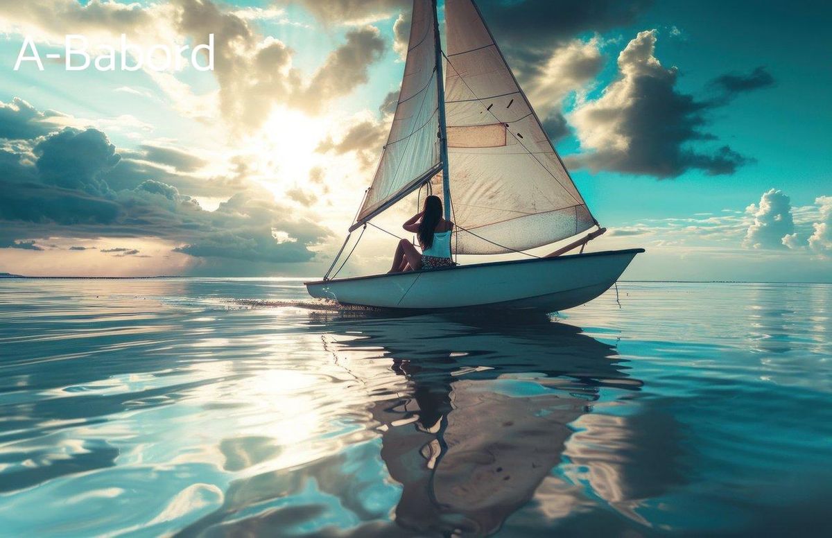 Voilier au crépuscule : vers une navigation écologique et durable.