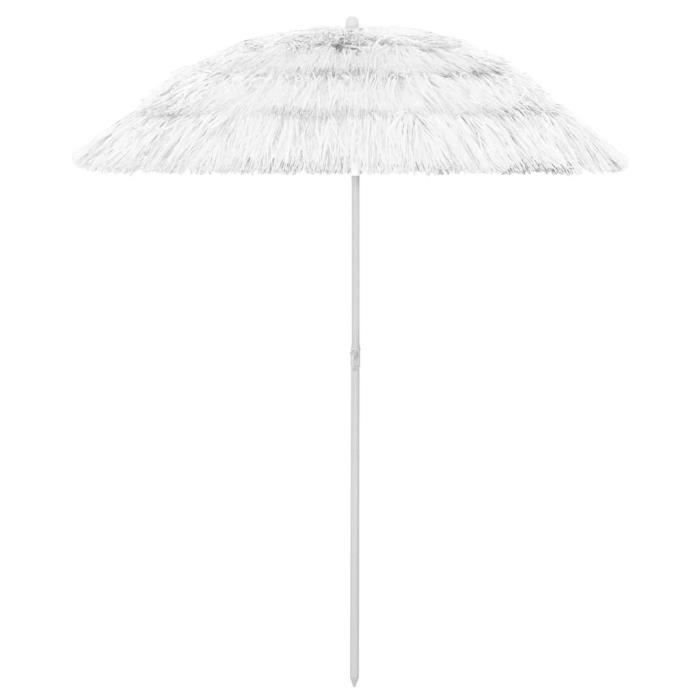 Parasol de plage - VIDAXL - 180 cm - Polyester - Résistant aux UV - Inclinable