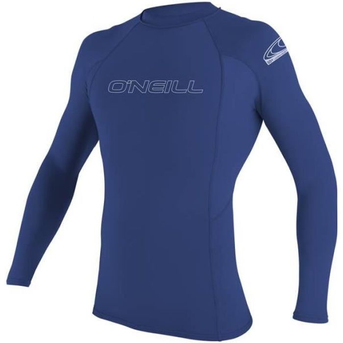 Tee Shirt Anti UV - ONeill - Manches Longues - Bleu Pacifique - UPF50+ - Respirant