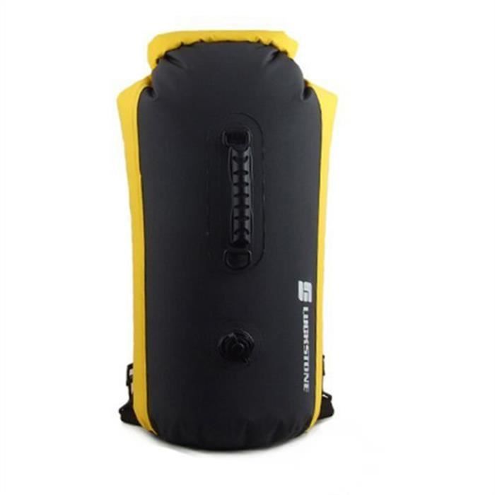 Image de 60L Sac à Dos Etanche pour Camping Sport Nautique(Noir)