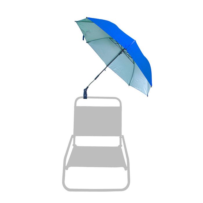 Parasol individuel pour chaise de plage - Sun&Surf - UPF50+ - Ø120 cm - Pince réglable