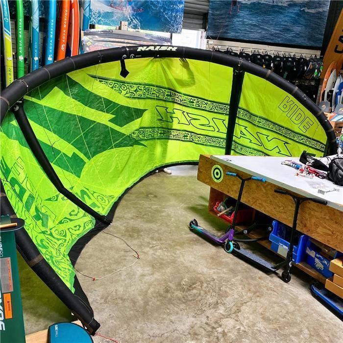 Image de Aile Kitesurf Naish Ride 2014 12m Compléte Occasion C Blanc