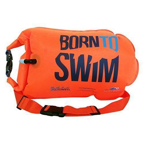 Image de BornToSwim Bore NTO Swim saferswimmer sec Sac et bouée de natation (solide) Bouée et sac fourre-tout pour tri-athlètes ouverte eaux