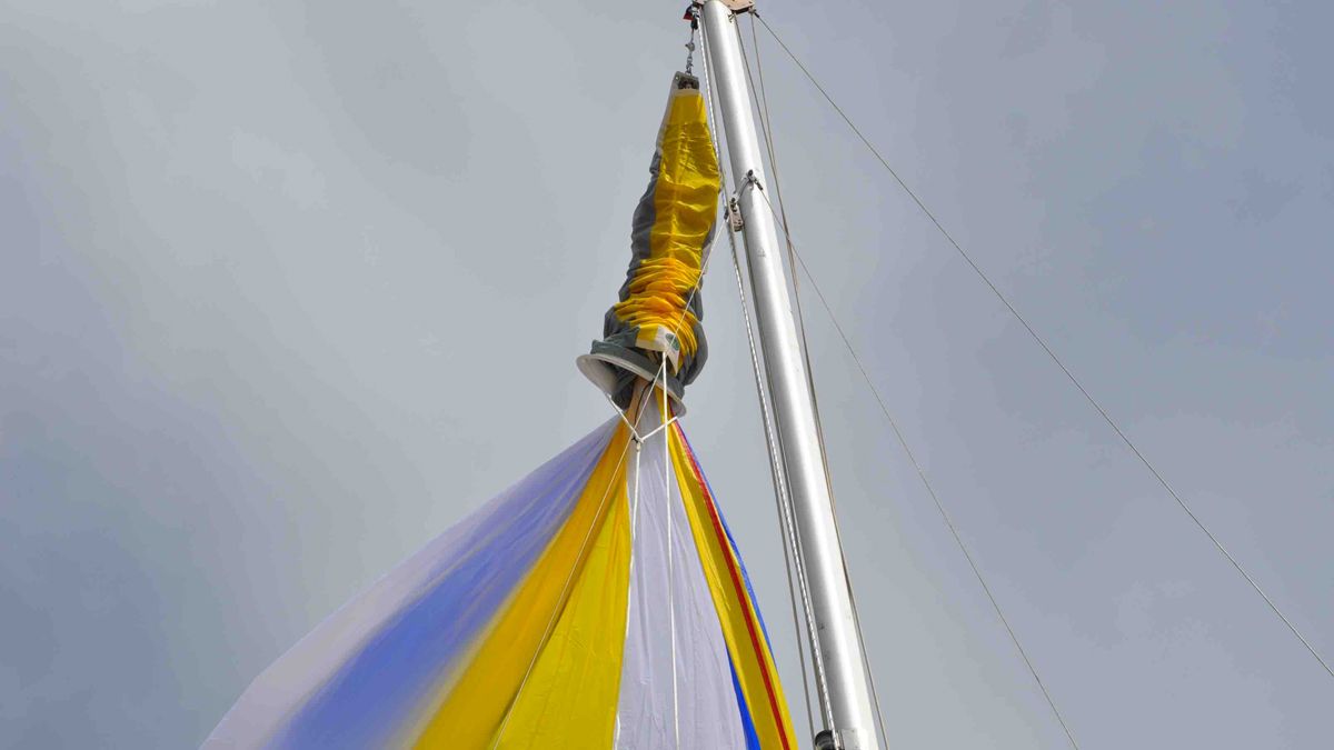 Chaussette de spinnaker : une idée ingénieuse du grand Tabarly