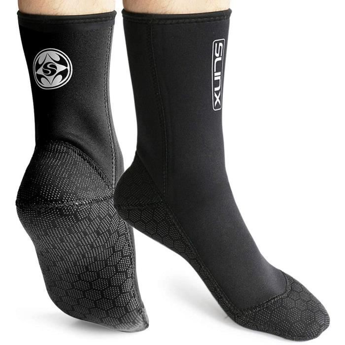 Image de Chaussons de Plongée Anti-Derapant Thermique Chaussons Sports Nautique de Plongée pour Homme et Femme - Taille M
