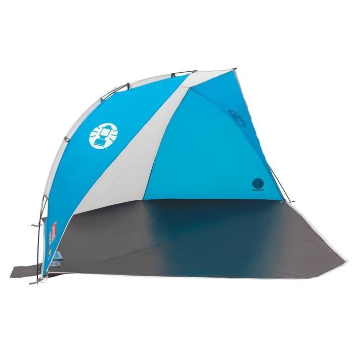 Image de COLEMAN Abri de Plage Sundome - 2 Personnes - Bleu et Gris