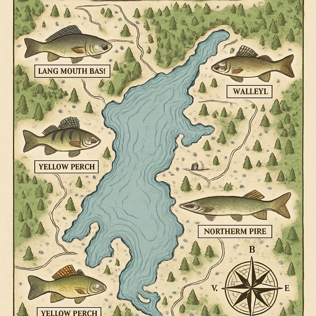 Comment lire et interpréter une carte des fonds pour la pêche en eau douce