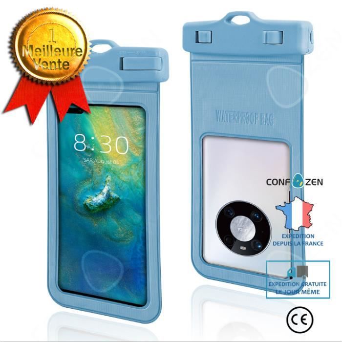 Image de CONFO® Sac étanche Dérive, plongée, natation, housse étanche pour téléphone portable, nouveau grand sac étanche transparent pour tél