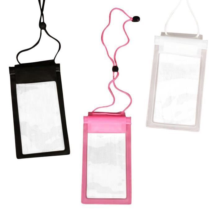 Image de DAMILY® 3 Pcs Pochettes Étanche Housse Coque Universel iPhone Samsung Smartphones