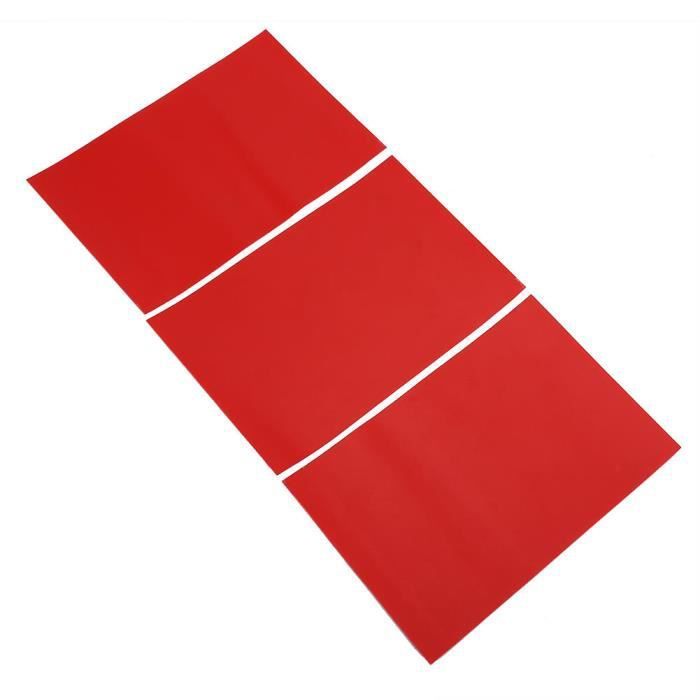 Image de Drfeify réparation de bateau pneumatique Kit de 3 pièces de réparation en PVC pour canoë-kayak gonflable en radeau (rouge)