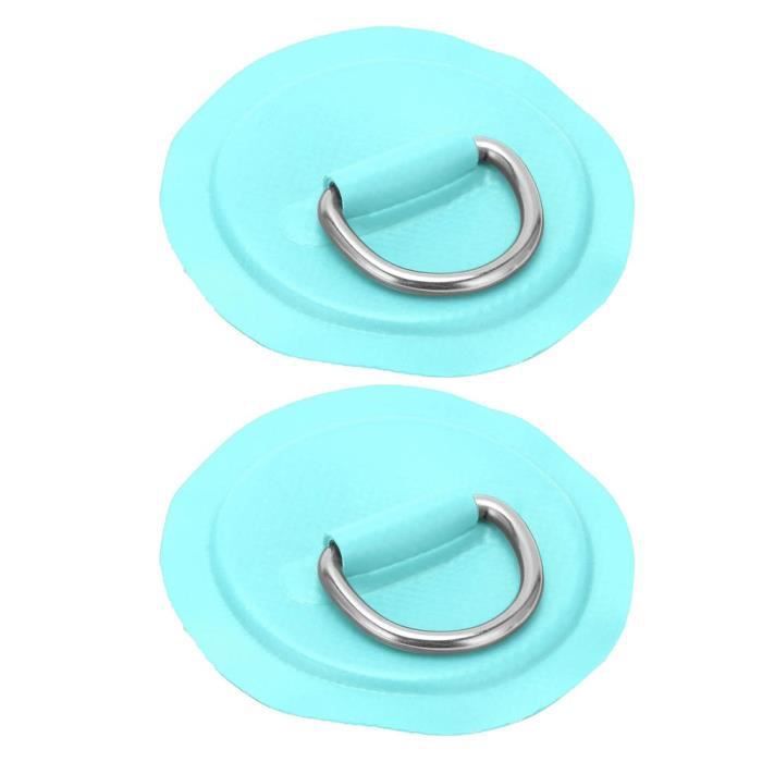 Image de EJ.life patch de dériveur de planche de surf D Ring Pad Patch PVC Gonflable Bateau Radeau Dinghy Canoë Planche de Surf Kayak