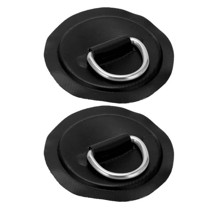 Image de EJ.life patch de poignée de planche à pagaie D Ring Pad Patch PVC Gonflable Bateau Radeau Dinghy Canoë Planche de Surf Kayak