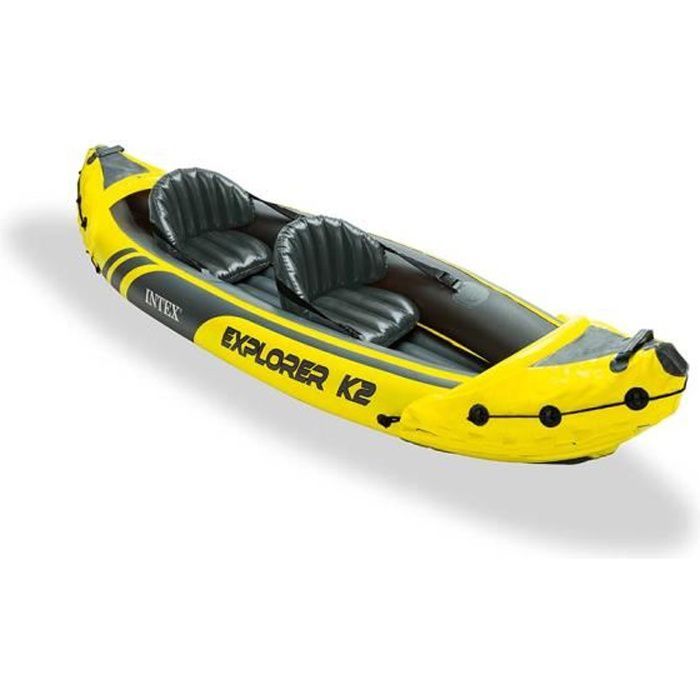 Image de Intex 68307 Explorer K2 kayak gonflable canoë bateau sport