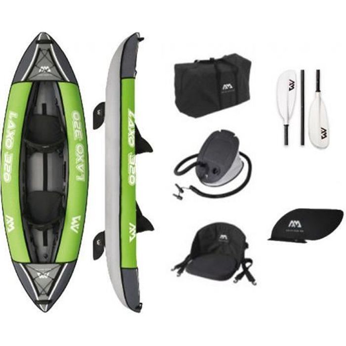 Image de Kayak gonflable Aqua Marina 1 personne. Pagaie incluse