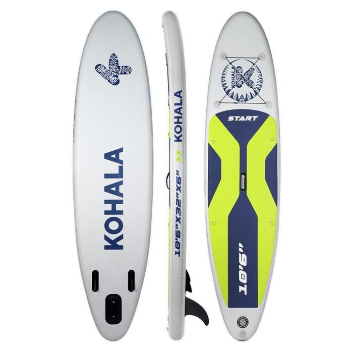 Image de KOHALA - Stand up paddle gonflable modèle modèle Start - 10,6' - 320 x 81 x 15cm