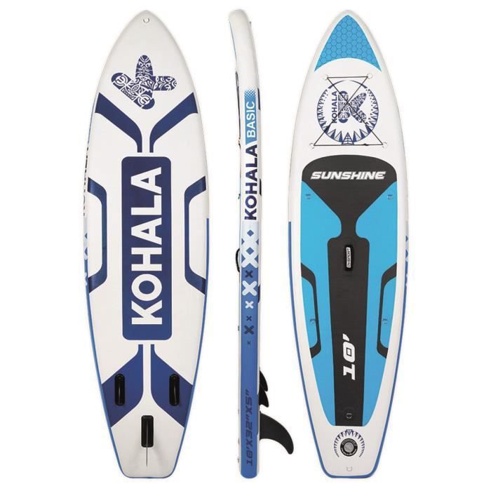 Image de KOHALA - Stand up paddle gonflable modèle Sunshine - 10' - 305 x 81 x 12cm