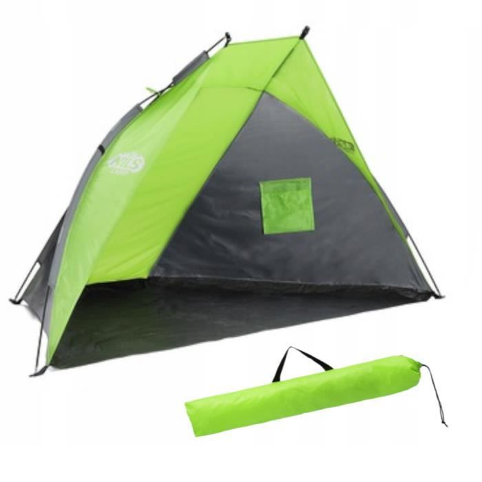 Image de Nils Camp Grande tente de plage/paravent, camping imperméable, recouvert d'un filtre uv