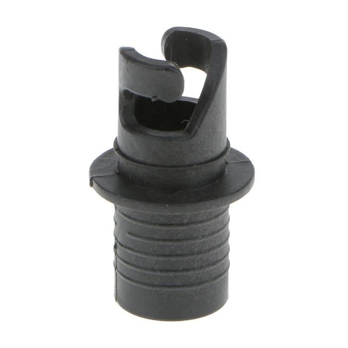 Image de Noir Valve Adapteur Tuyau Pompe Air pour Kayak Bateaux Gonflable HILABEE2