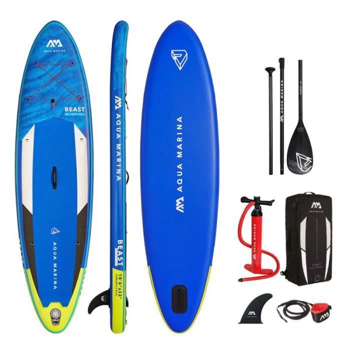 Image de PACK PADDLE GONFLABLE AQUA MARINA BEAST 10.6 2022