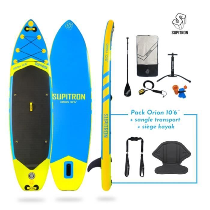 Image de Pack Stand Up Paddle Orion 10'6 SUPITRON + Siège kayak + Sangle transport